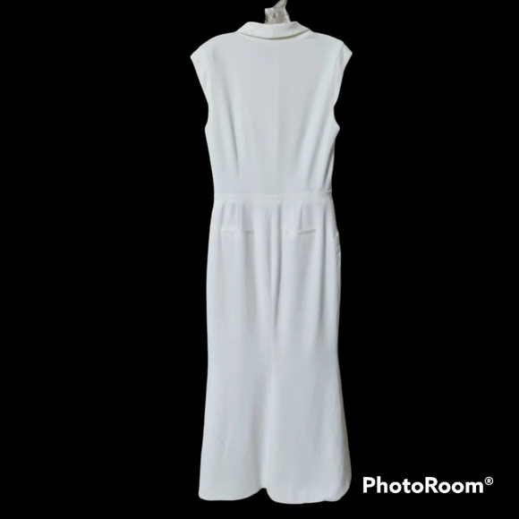 Haute Hippie Tuxedo Gown In Swan Size Medium - Picture 3 of 11